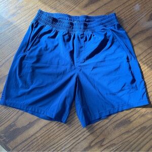 Lululemon 7" Unlined linerless Pace breaker Blue Shorts
